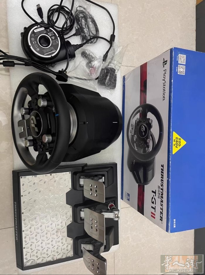 图马斯特TGT2赛车模拟器方向盘套装，加脚踏