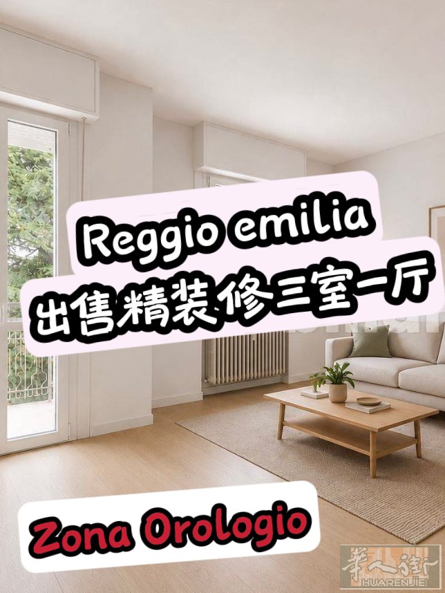 🇮🇹| reggio emilia 出售新装修 三室一厅 出售公寓3室+2浴