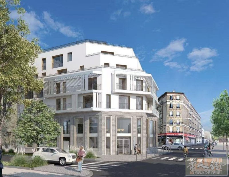 🔥A线Nanterre Ville零距离，新房准现房来了！3站到拉德芳斯，10分钟到巴黎！
