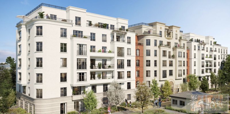 🔥最高立减 2,500💶‼️立即交付含复式🔑巴黎92省ISSY LES MOULINEAUX新房🏡城市毗邻塞纳河和巴黎15区，如今已成为上塞纳省和大巴黎