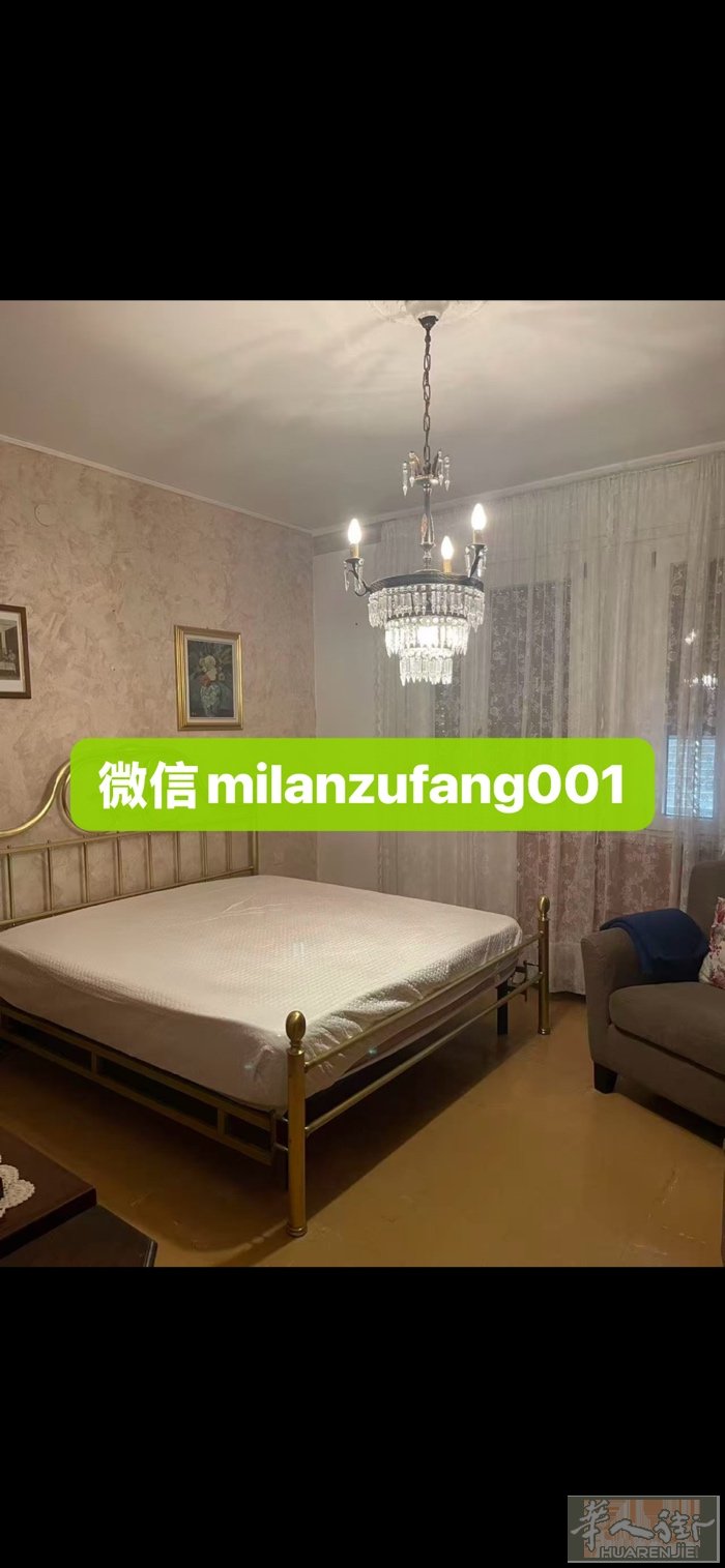 quattro oggiaro两室一厅🉑立马起租。2个阳台。地址：via pi