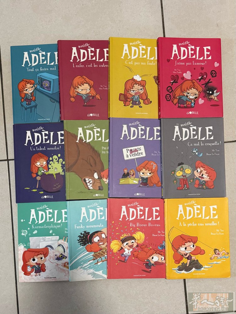 小学生书籍Anatole、Ariol，Mortelle Adele，适合小学生，